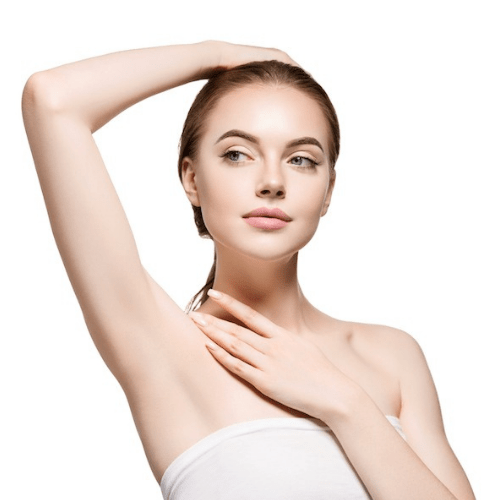 under arm